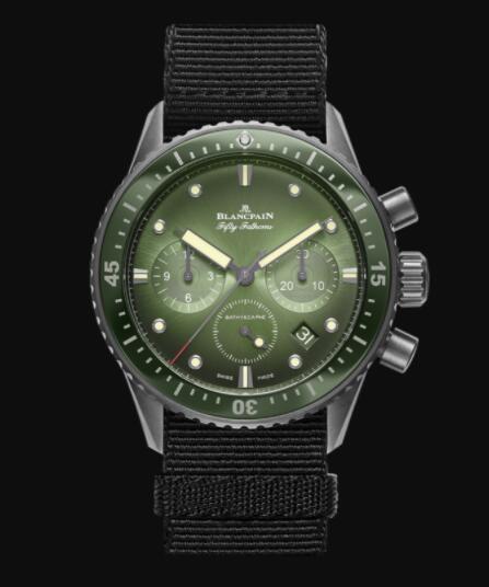 Blancpain Fifty Fathoms Replica Watch Bathyscaphe Chronographe Flyback 5200 0153 NABA